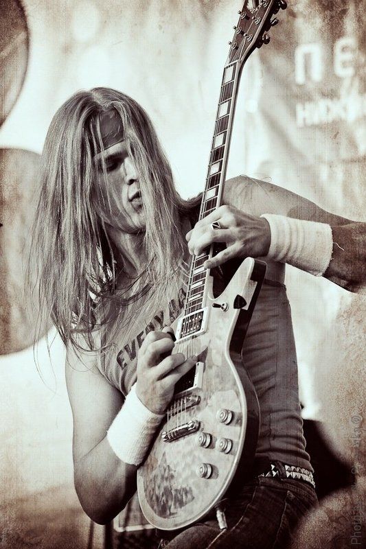 music, concert, guitar, gibson, hair, man, guitarist, rock, музыка, концерт, гитара, гитарист, рок Musicman фото превью