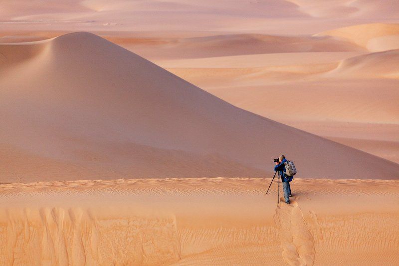 egypt, sahara, great sand sea Про увлечённого фотографа фото превью