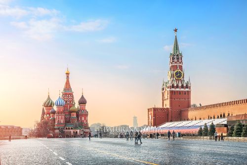 Нежное утро на Красной Площади