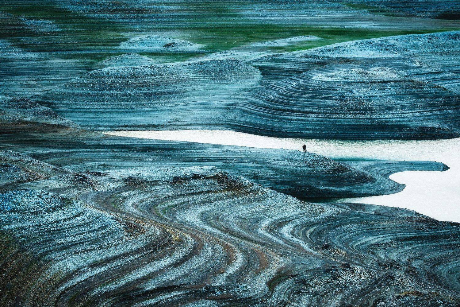 россия, дагестан, кавказ, горы, озеро, водохранилище, пейзаж, рассвет, весна, восход солнца, отражение, природа, линии, гэс, берег, Оборотов Алексей