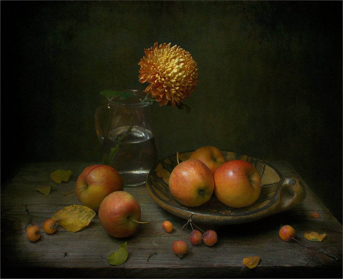 Натюрморт с яблоками. Автор: Stein Georg , Stein Georg