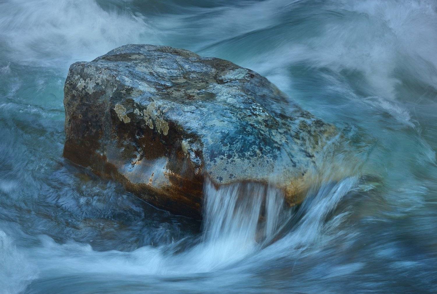 горы весна кавказ река камень, Александр Жарников