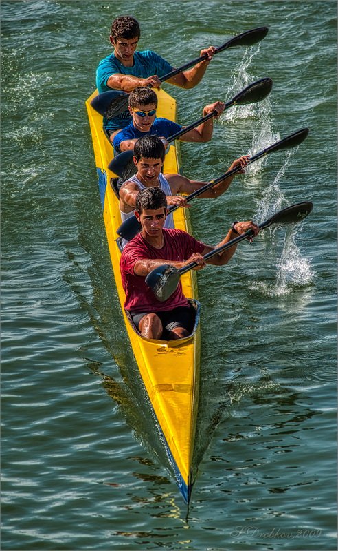 лодка, река, вода, лето Вперёд! фото превью