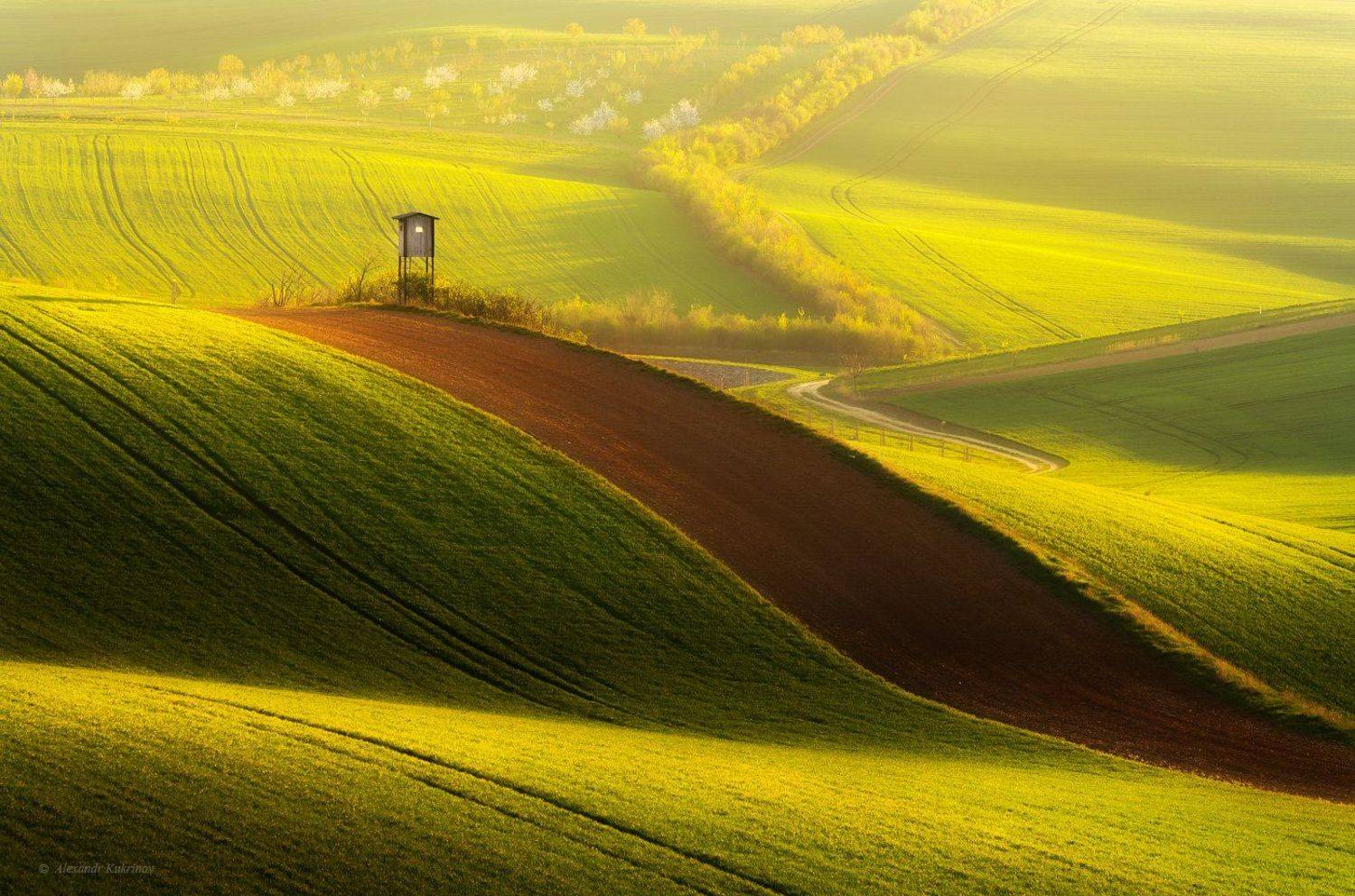 моравия, рассвет, пейзаж, Александр Кукринов