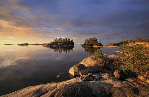 На  Ладожских шхерах