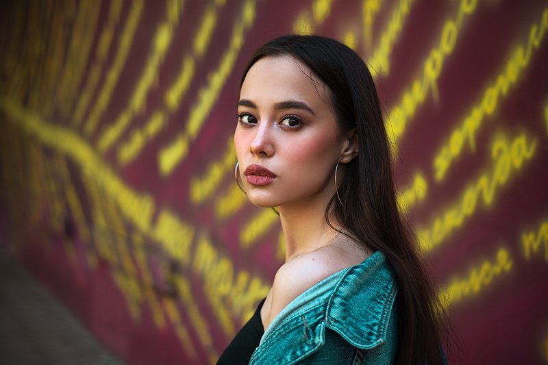 модель, фотограф, портрет, фон,  Глаза фото превью