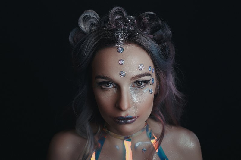 русалка фантазия космос красивая девушка beautiful girl Melusine фото превью