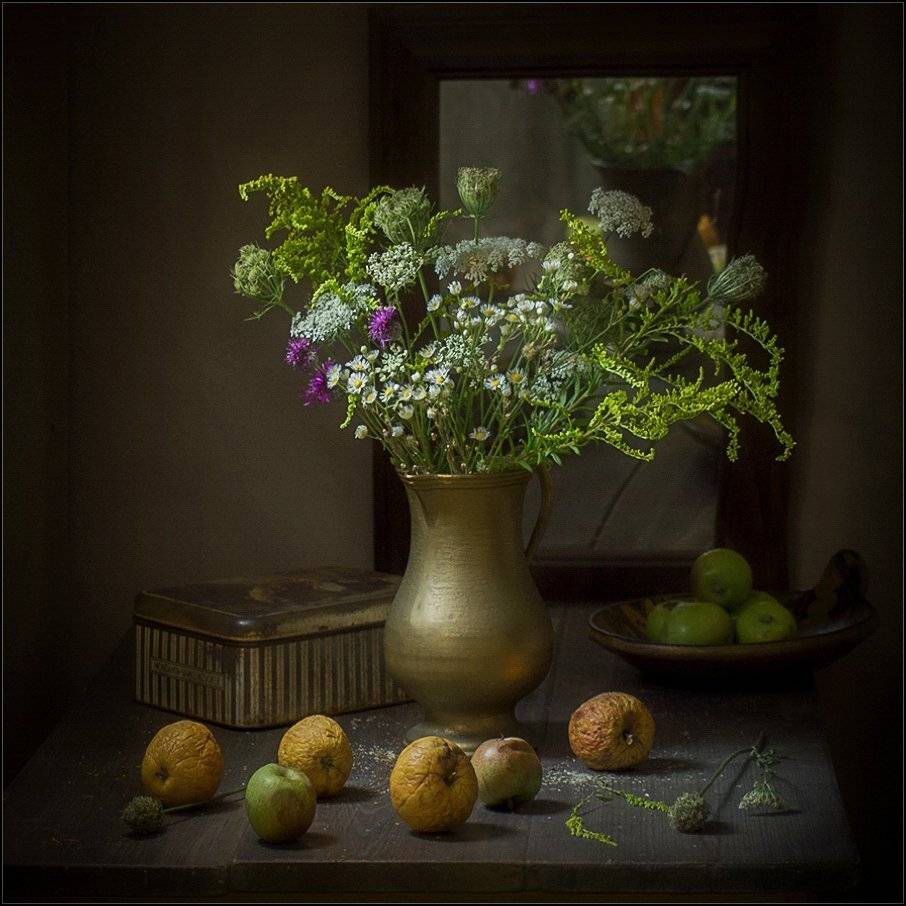 Натюрморт с яблоками. Автор: Stein Georg , Stein Georg