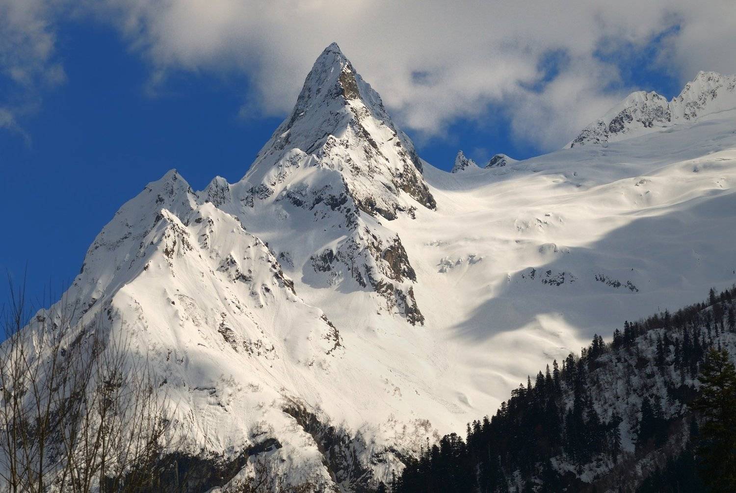 горы весна кавказ домбай, Александр Жарников