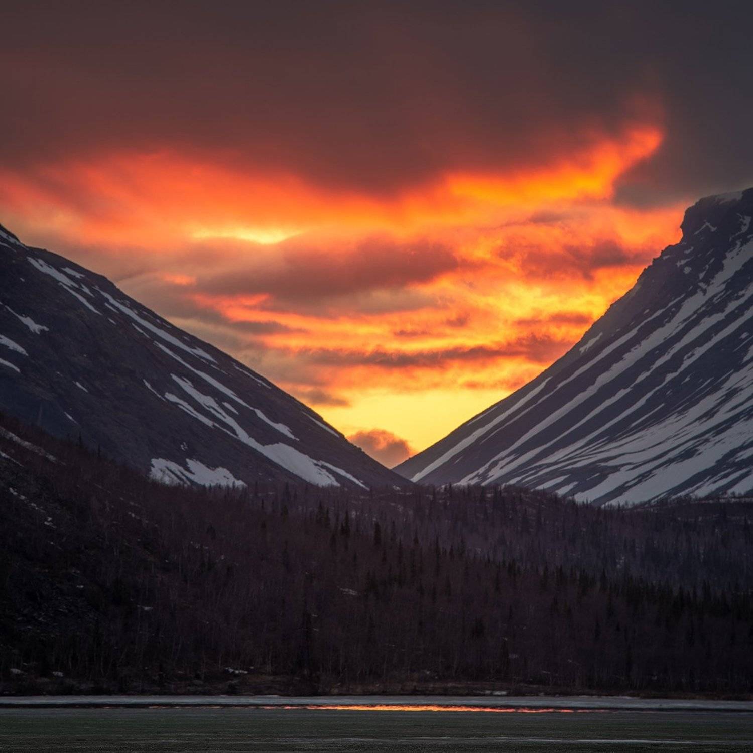 Кировск, Закат, Кукисвумчор, Александр Шаранов