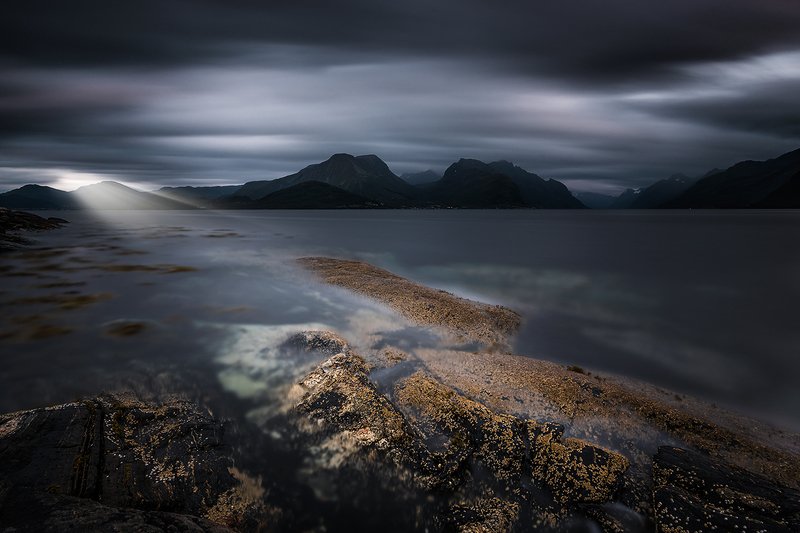norway,landscape,light,sunset,rock,stone,mood Norway фото превью