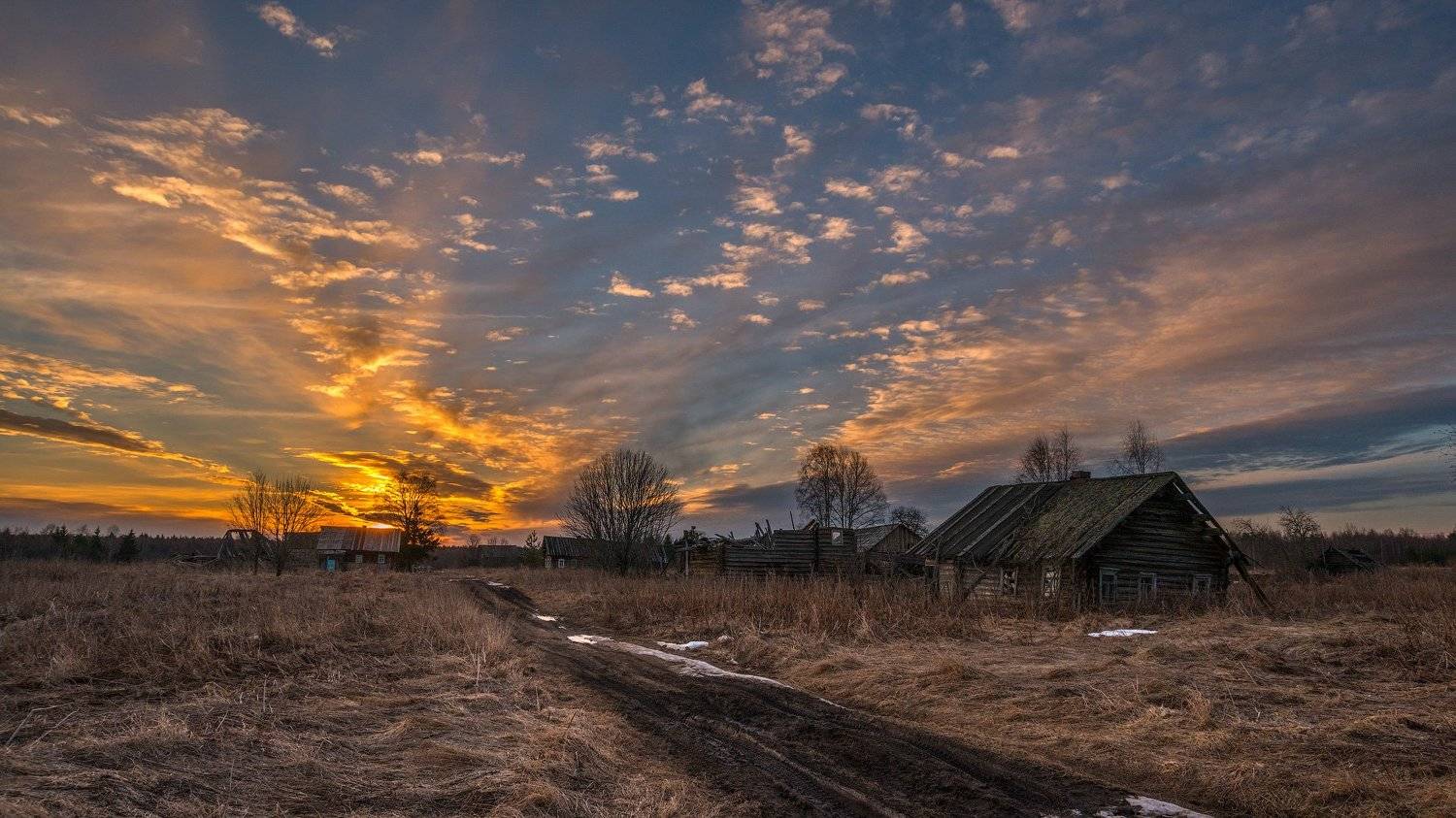 великий двор,вологодчина,кема,север,весна, Роман Горячий