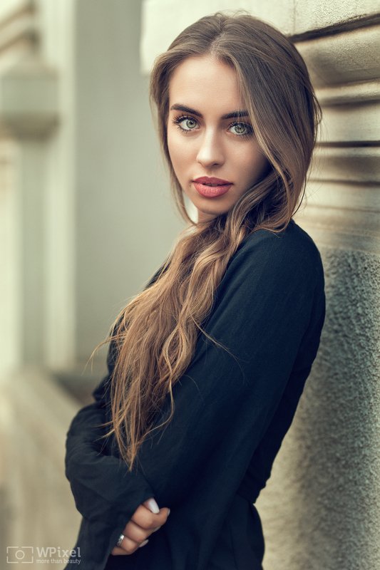 portrait women eyes brunette women by wpixel (More Than Beauty) фото превью