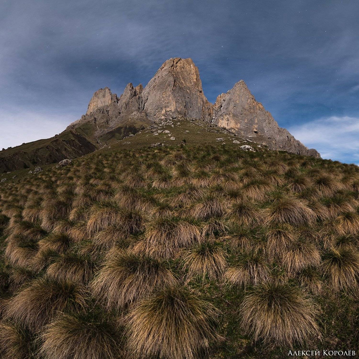 россия, кавказ, панорама, ингушетия, горы, ночь, природа, пейзаж, весна, russia, caucasus, panorama, ingushetia, mountains, night, nature, landscape, spring, Алексей Королёв