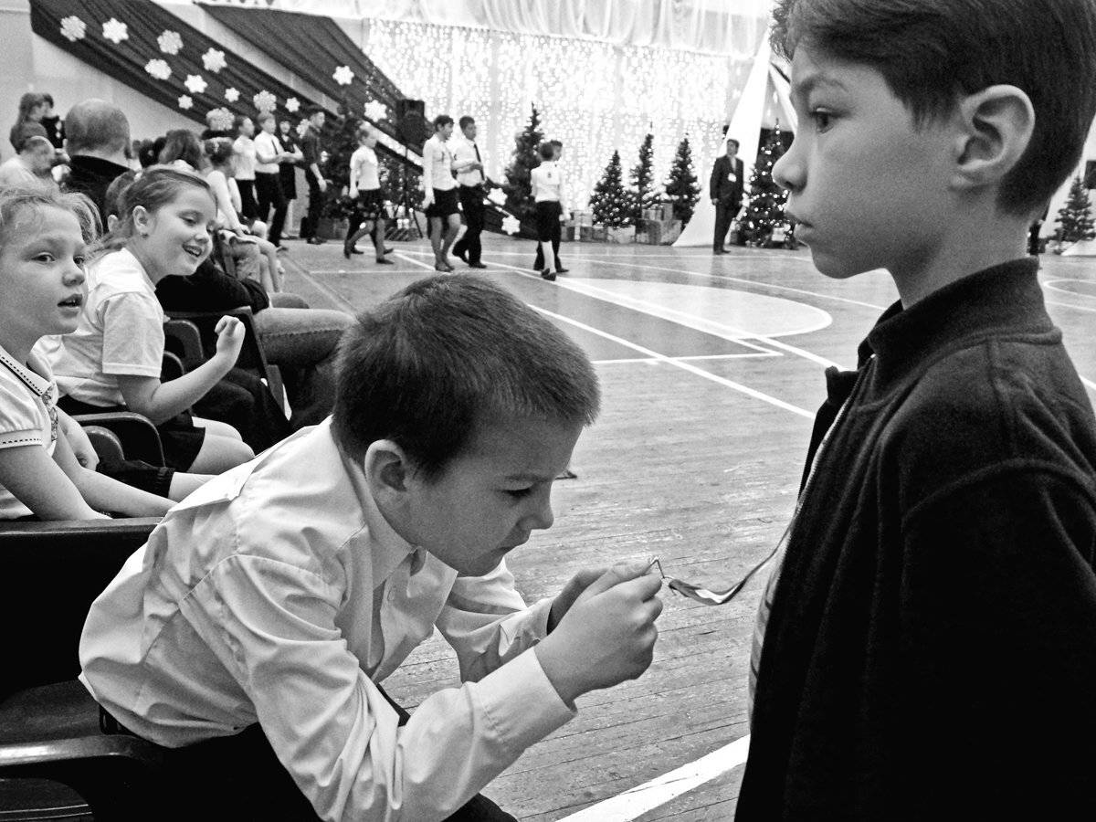 танцы, дети, чб, апатиты, Николай Смоляк