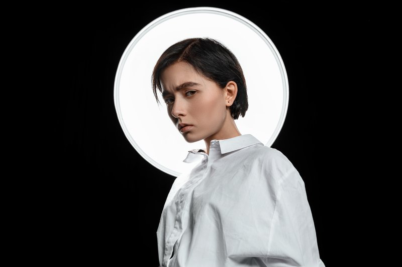 портрет. portrait, color, girl, studio Bozhena фото превью