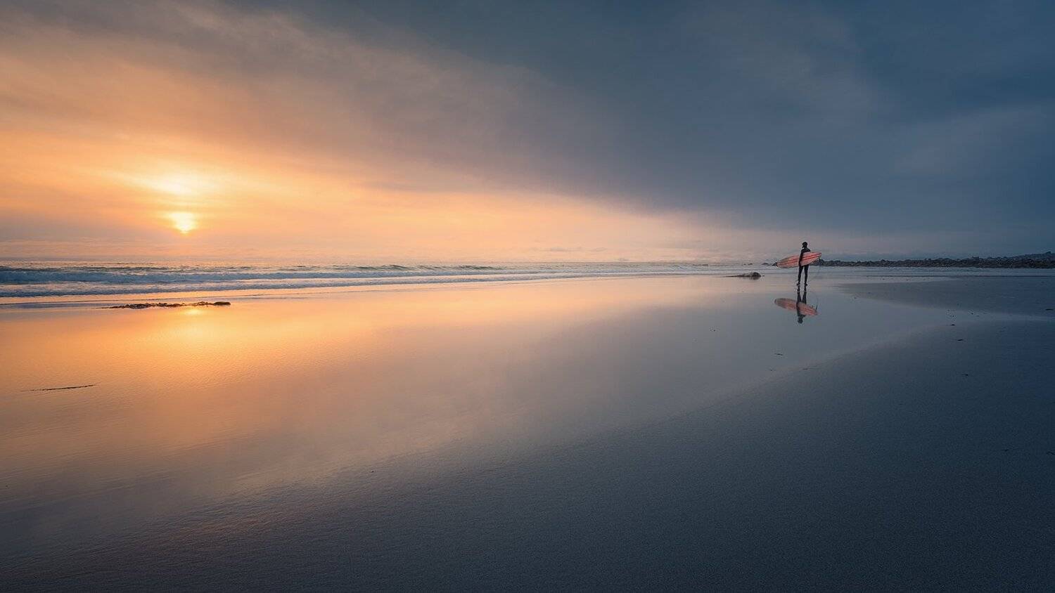 surfing,sea,light,norway,people,sport,sunset, Tomek Orylski