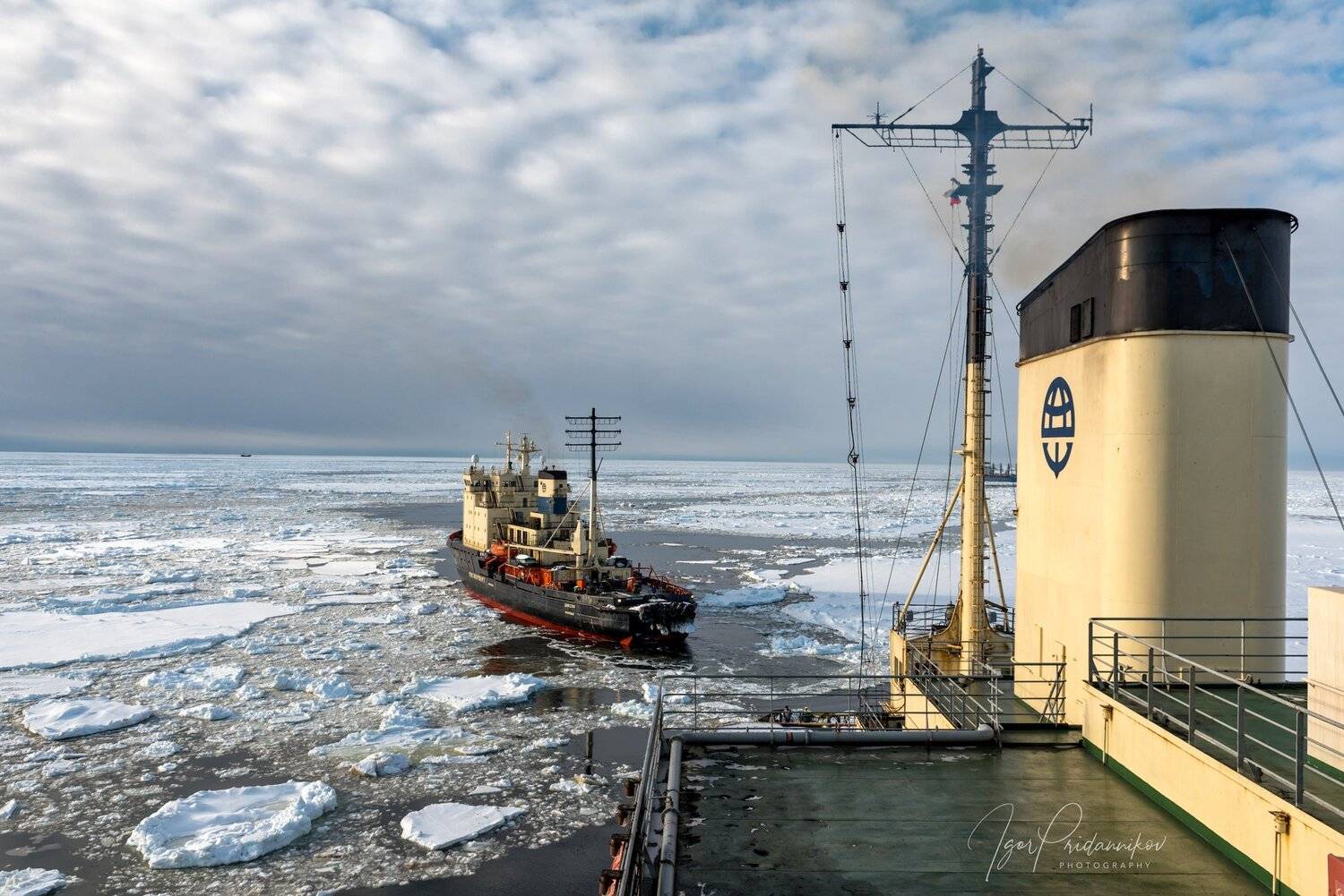 море, белое, ледоколы, суда, арктика, Игорь Приданников