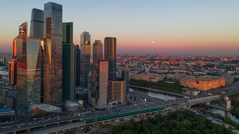 moscow, architecture, drone, mavicpro2 Moscow City фото превью