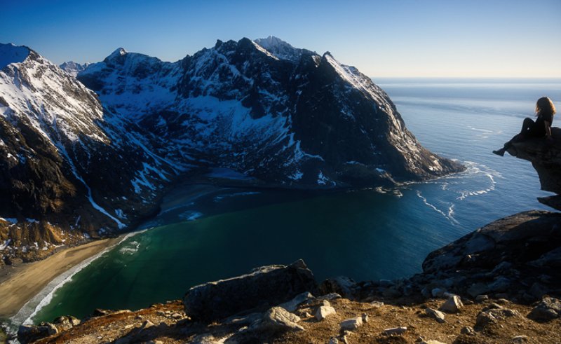 Kvalvika beach фото превью