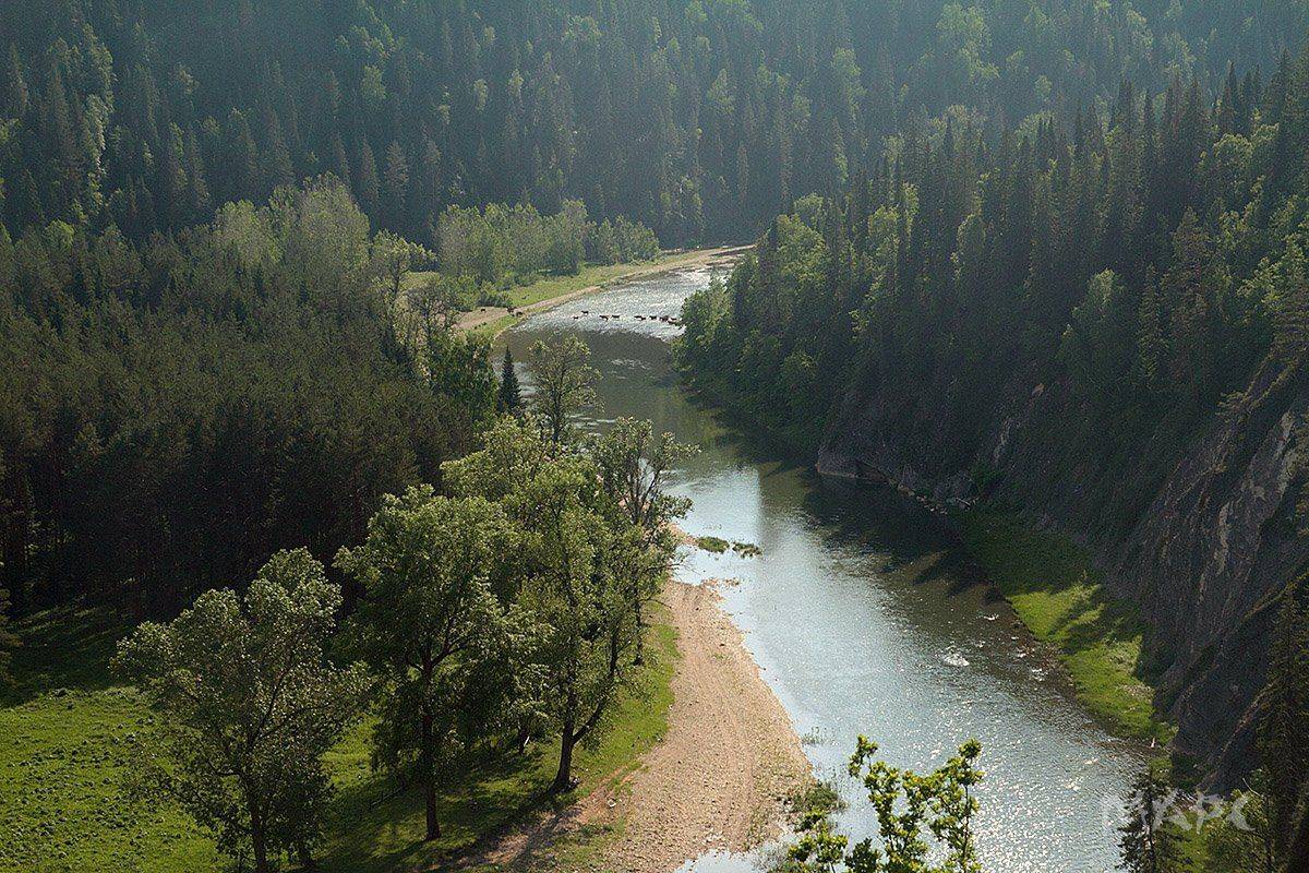 пейзаж река зилим башкирия, Шангареев Марс