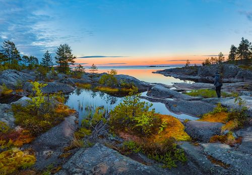 Остров с озерцом