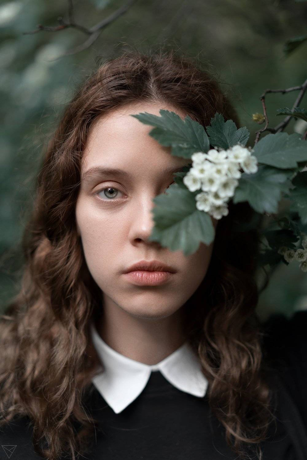 Женский портрет, портрет, природа, portrait, women, красивый портрет, взгляд, цветы, Дмитрий Александров