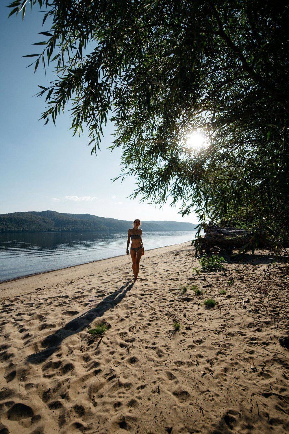 контровый, свет, силуэт, природа, безмятежность, лето, тени, композиция, песок, уединение, яркий, Aleksey Korolev