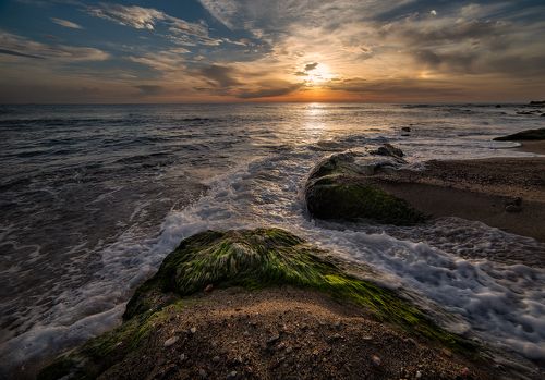 Рассвет на Черном море Болгария