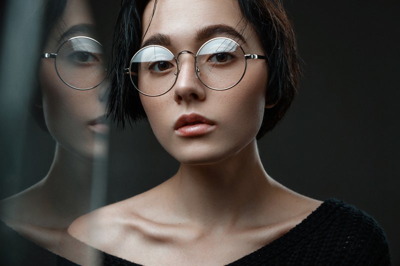 портрет. portrait, color, girl, studio Bozhena фото превью