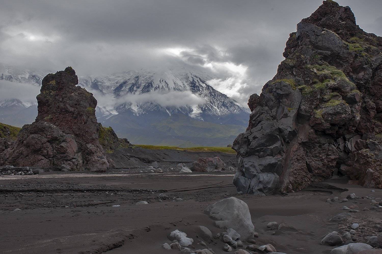 камчатка, камчатка, вулкан, толбачик, река, русло, студеная, толбачик, Vladimir Gorbachev