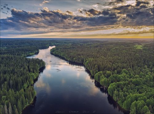 Сияет солнце, воды блещут.