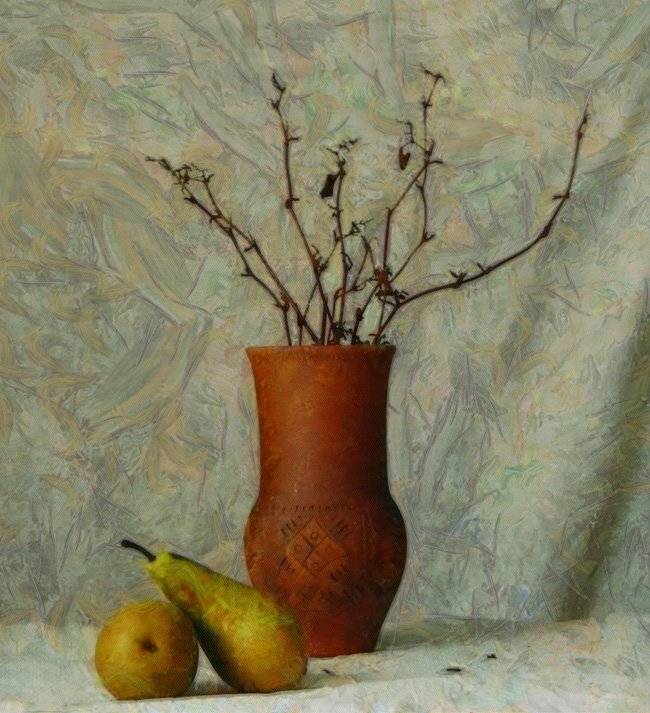 still-life, pears, Юлия Володина