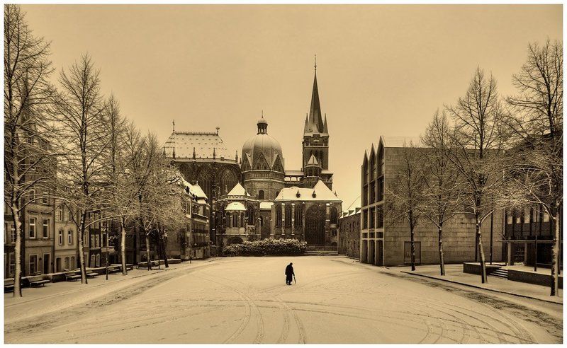 ахен, катчхоф, январь Aachener Dom (Ахенский собор) фото превью