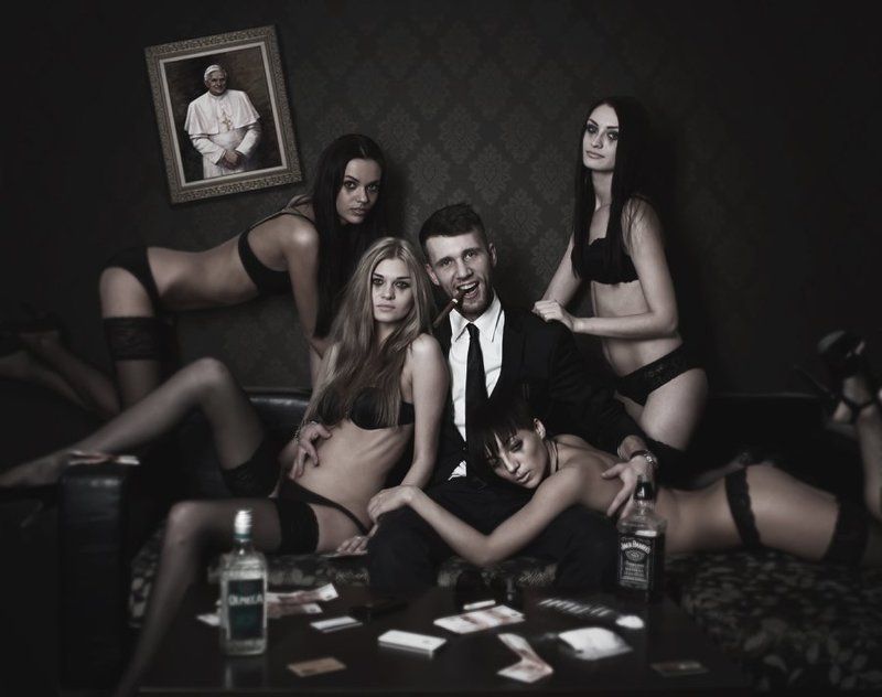 anton, perebejnos, portrait, портрет, антон, перебейнос, коллаж Punishment фото превью