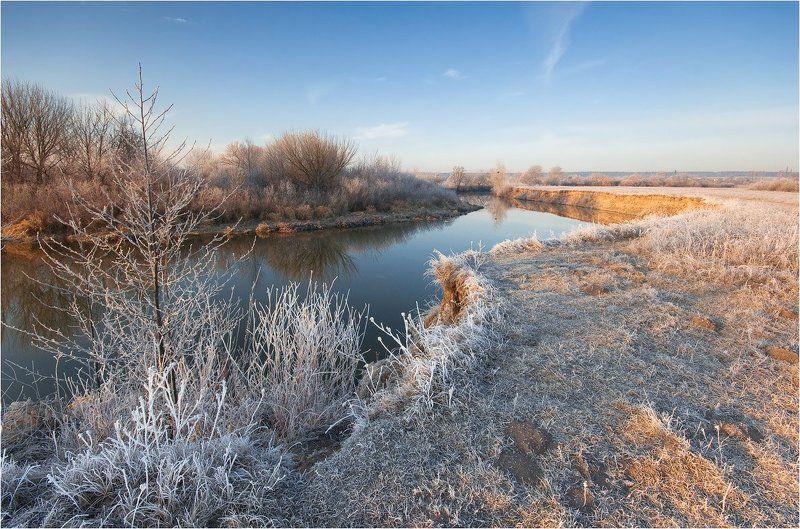 морозным утром над Горинню фото превью