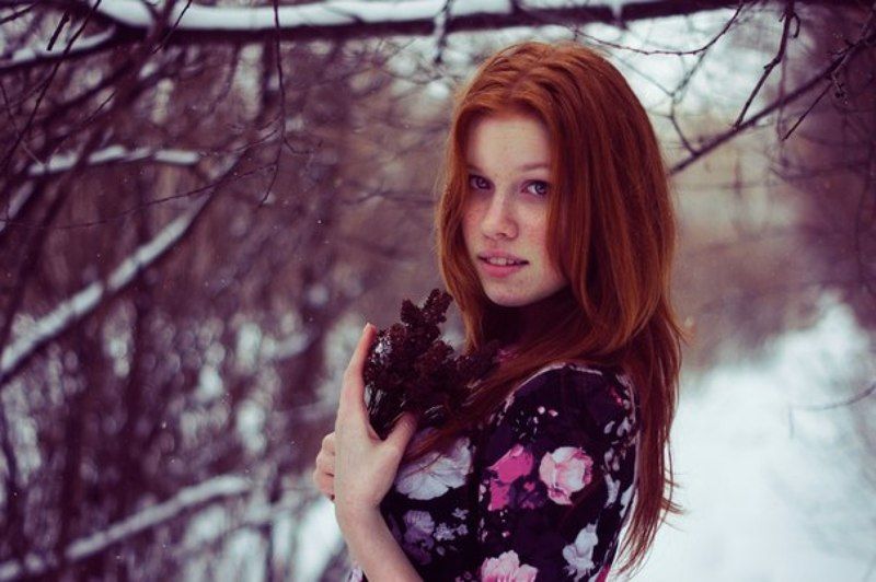 Red hair фото превью