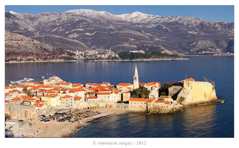 черногория, будва, зима, montenegro, budva Старый город 2 фото превью
