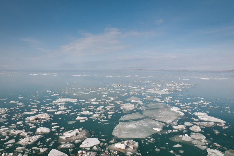 ледоход в Керченском проливе фото превью