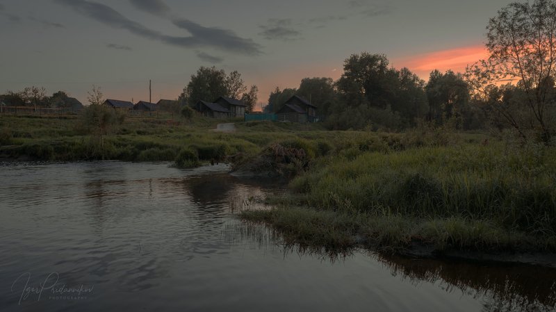 Вечер в деревне фото превью