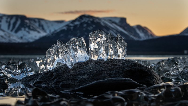 khibiny, хибины, kirovsk, кировск Светящийся лёд фото превью