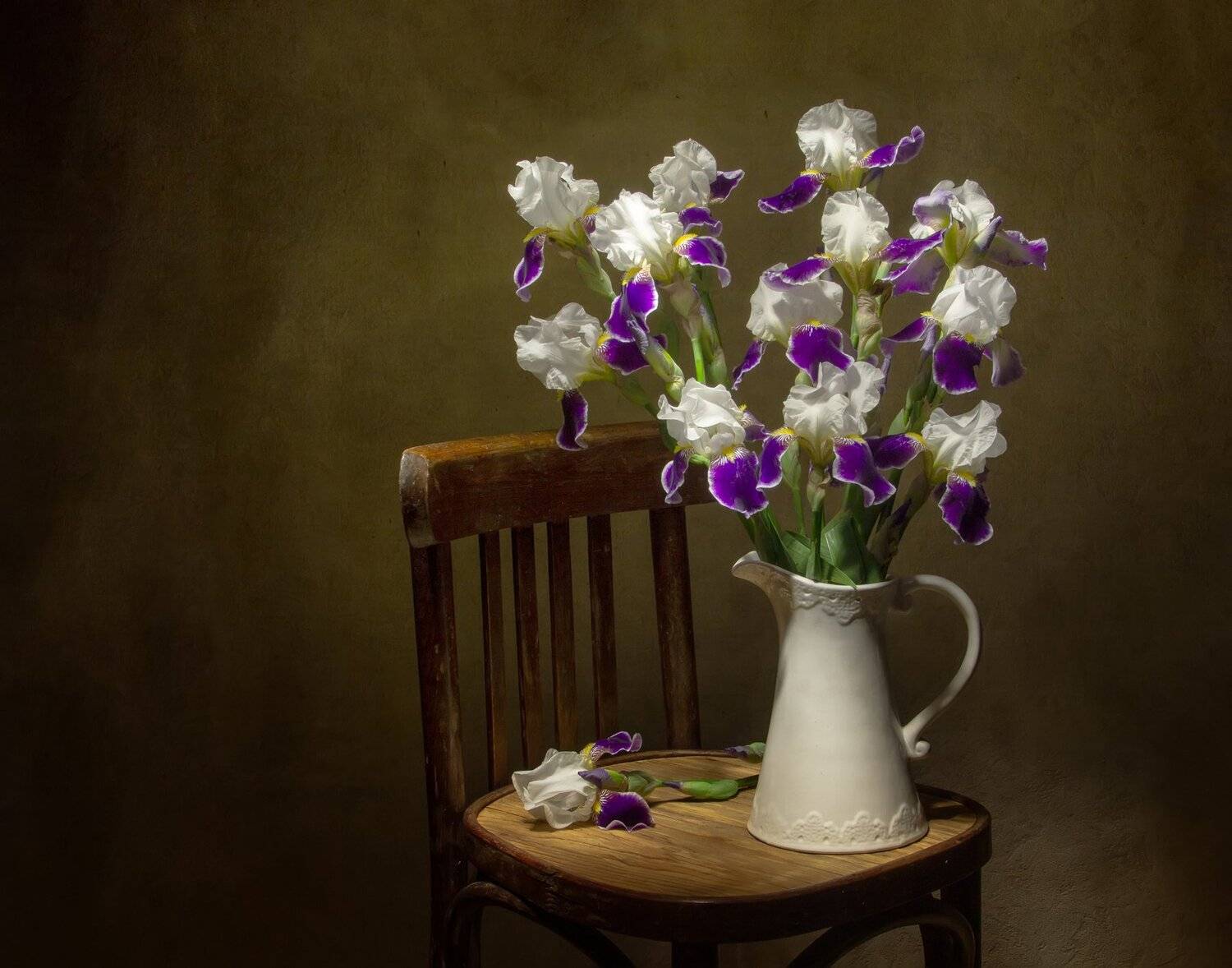 натюрморт, ирисы, Татьяна Феденкова