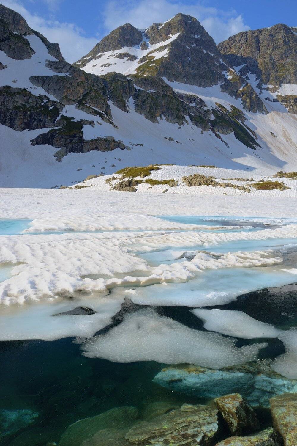 горы весна кавказ дукка озеро, Александр Жарников