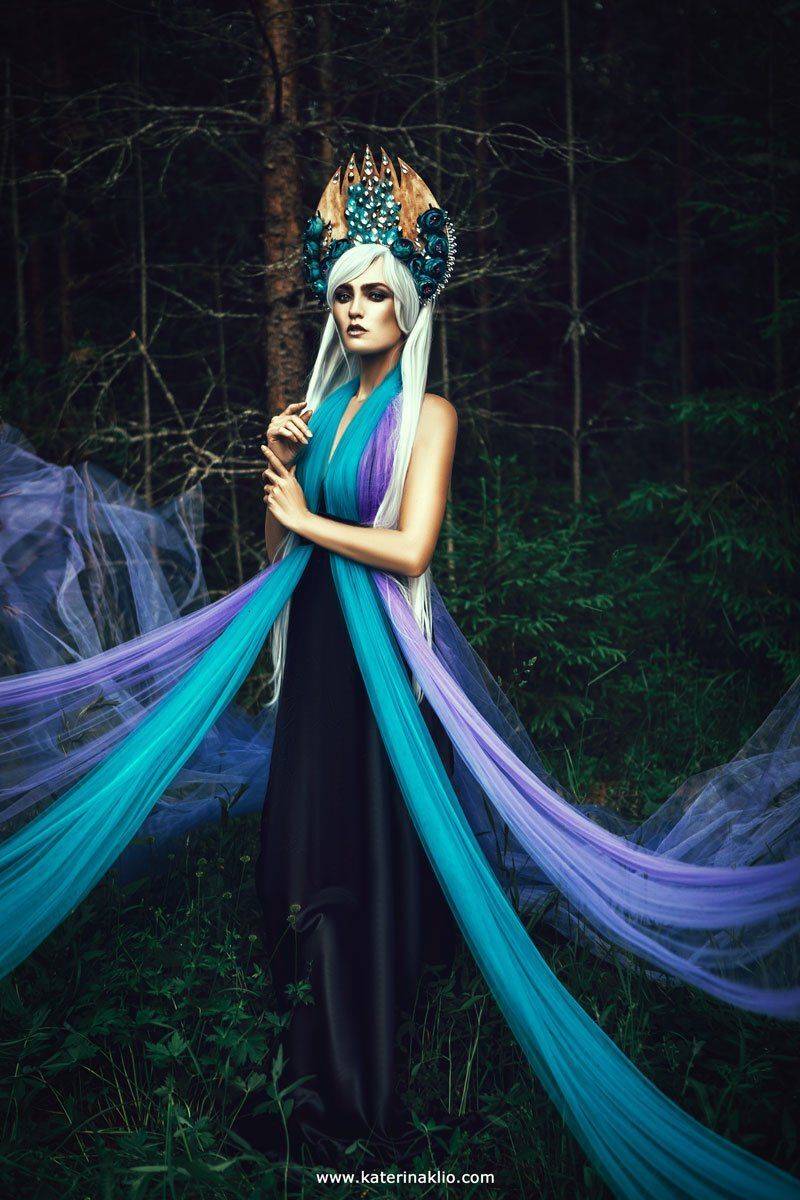 portrait, violet, fairy, fairy tale, forest, art, fine art, fantasy, creative, Катерина Клио