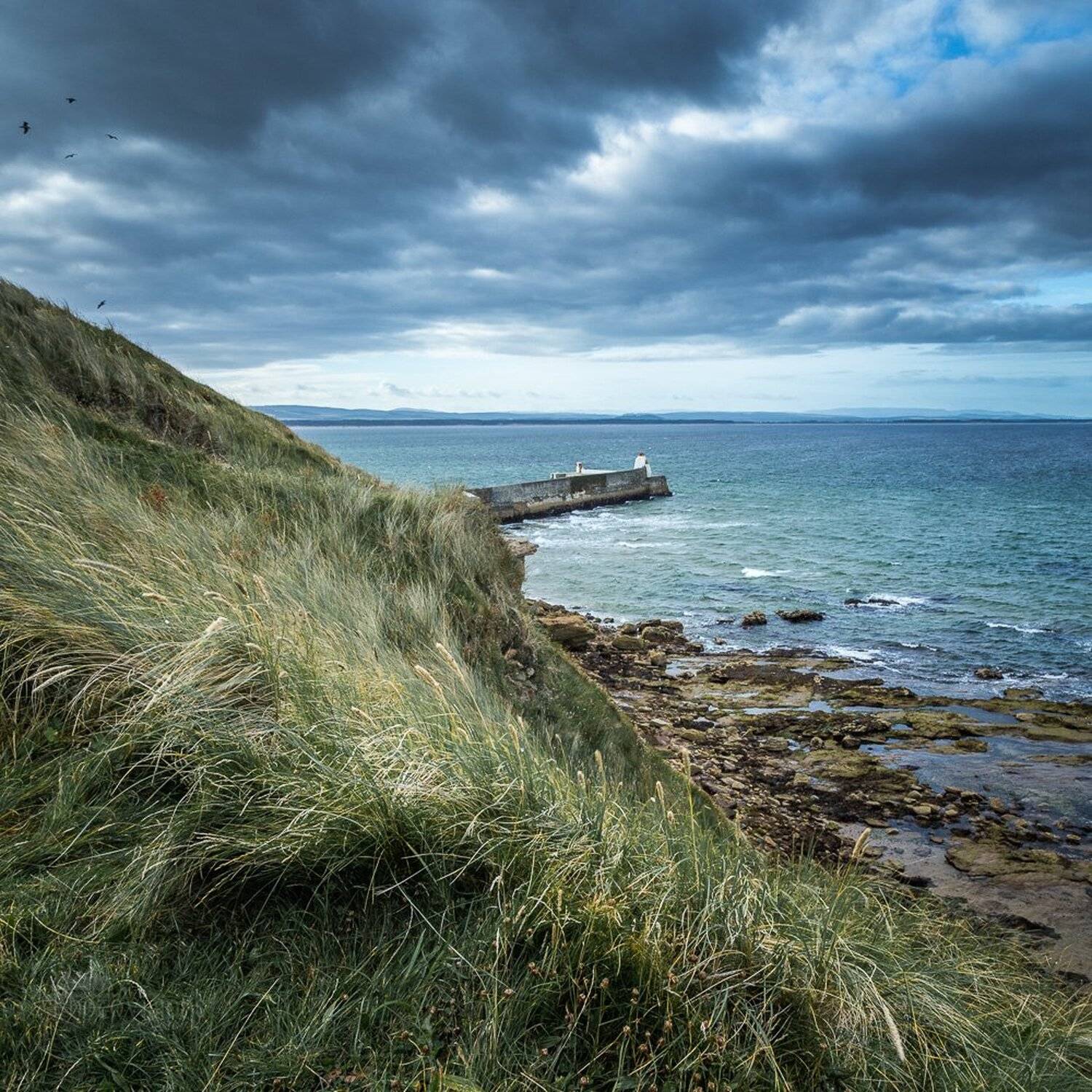 burghead,scotland,highlands,uk,sea,seascape,shore,shoreline,lighthouse,coast,, Adrian Szatewicz