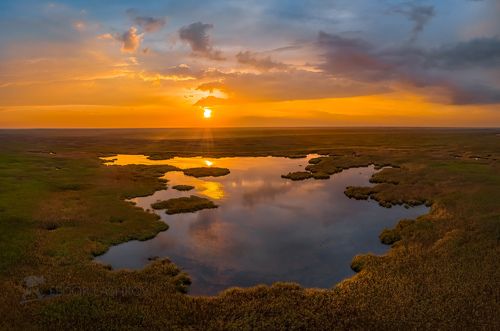 Янтарный закат