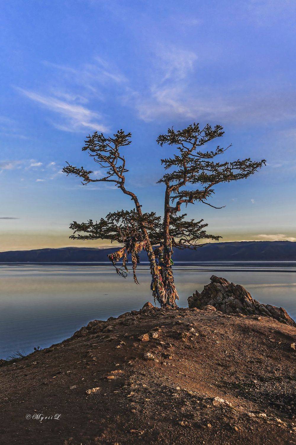 утро, восход, пейзаж, отражение, озеро, Байкал, зори, Юрий Левко