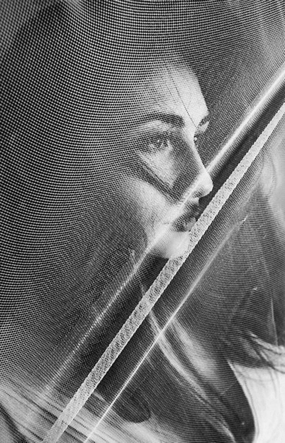 девушка,портрет,ткань,чб, Мария Буданова