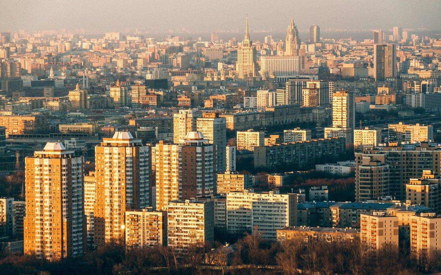 moscow, city, sunset, Александр Решня