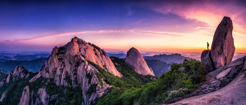 Mountain Sun Sunrise Summit Peak Top Morning Dawn Rock Landscape Light  Summit фото превью